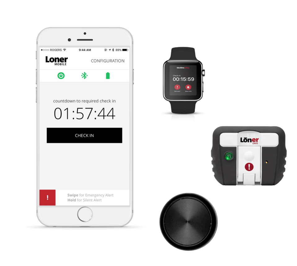 Lone worker Mobile and wearable devices